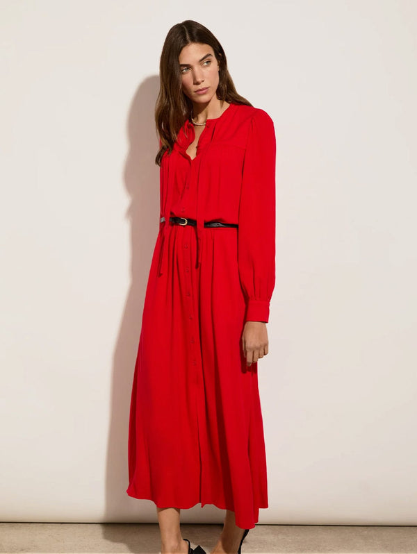 Baukjen Ania LENZING™ ECOVERO™ Dress | Crimson Red