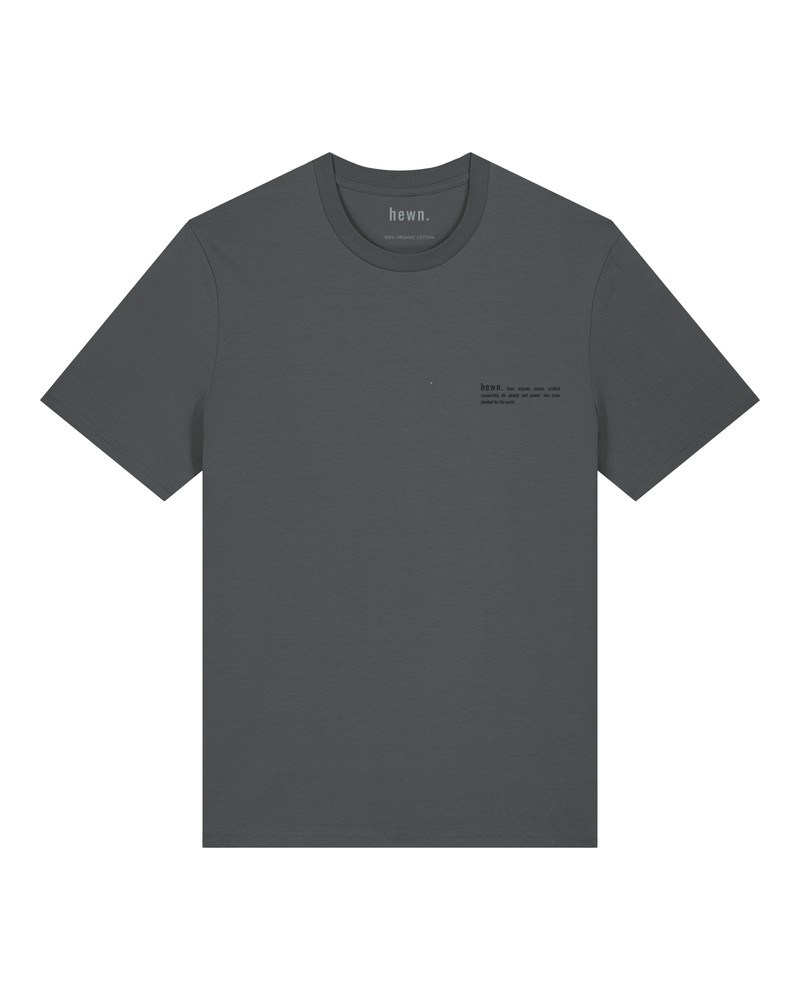 Men's Organic Cotton Classic Fit T-Shirt | Anthracite