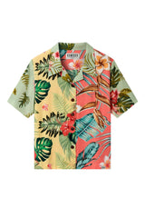 Immaculate Vegan - KOMODO WAVE - Troopical Print Rayon Shirt