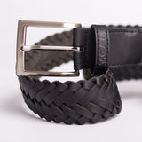 Immaculate Vegan - V.GAN Weave Men's Vegan Leather Belt | Black