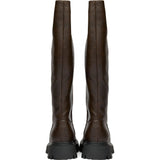 Immaculate Vegan - Bram Women's Vegan Leather Knee High Boots | Brown