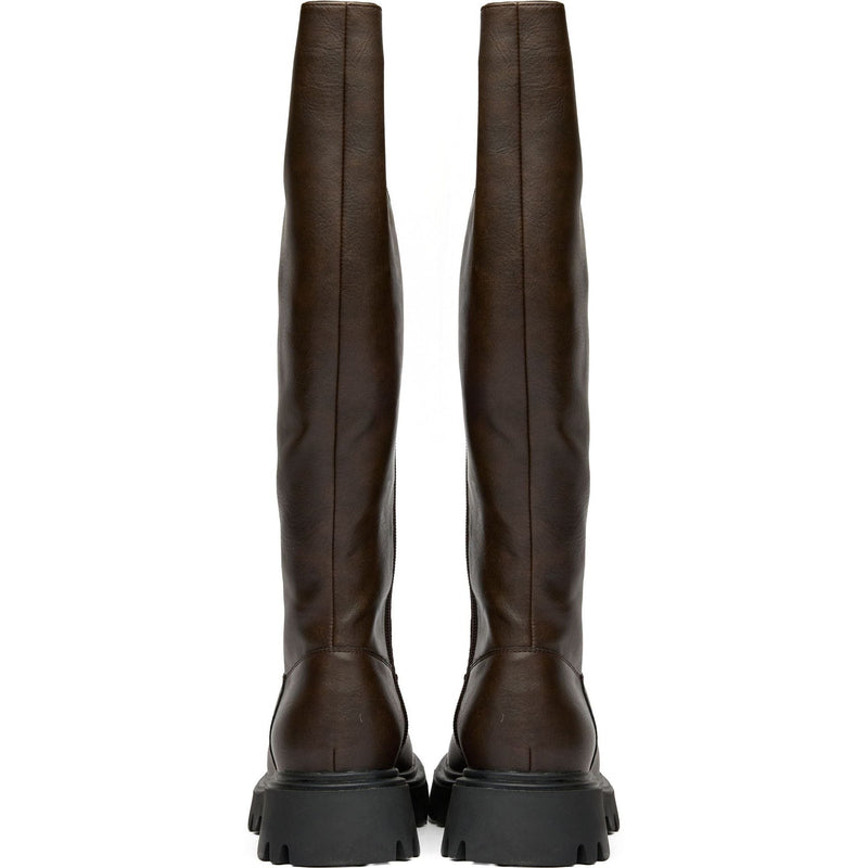 Bram Women's Vegan Leather Knee High Boots | Brown