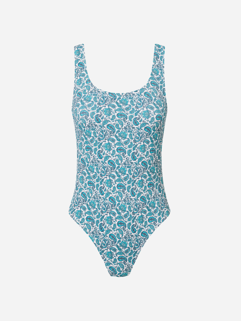 Balmins Recycled Polyamide One-piece Swimsuit | Paisley Print