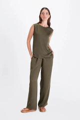 Immaculate Vegan - Neu Nomads Bardot TENCEL™ Modal Sleeveless Blouse | Multiple Colours