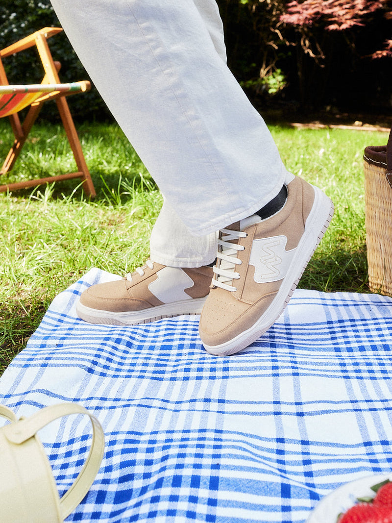 Dream Big Unisex Vegan Corn Leather Sneakers | Cafe Dune