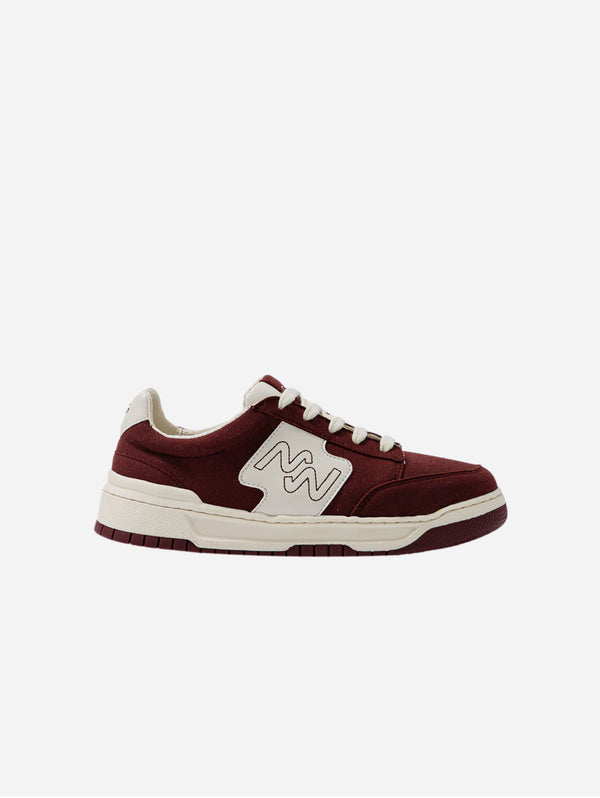 Dream Big Unisex Vegan Corn Leather Sneakers | Burgundy