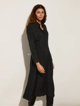 Immaculate Vegan - Baukjen Becky LENZING™ ECOVERO™ Dress | Black Polka Dot Print