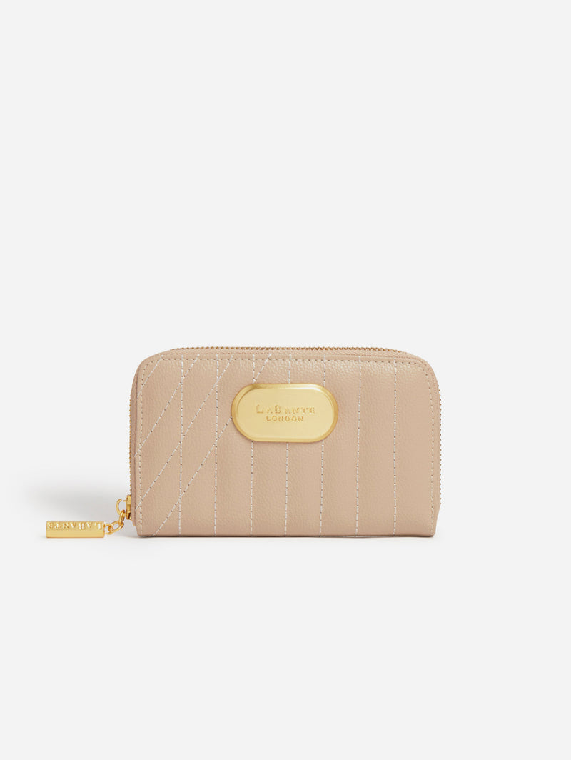 Kenia Vegan Leather Wallet | Beige