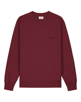 Immaculate Vegan - hewn. Mens Organic Cotton Relaxed-fit Sweatshirt in Berry Red