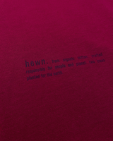 Immaculate Vegan - Women's Organic Cotton Relaxed Fit Sweatshirt | Berry Red