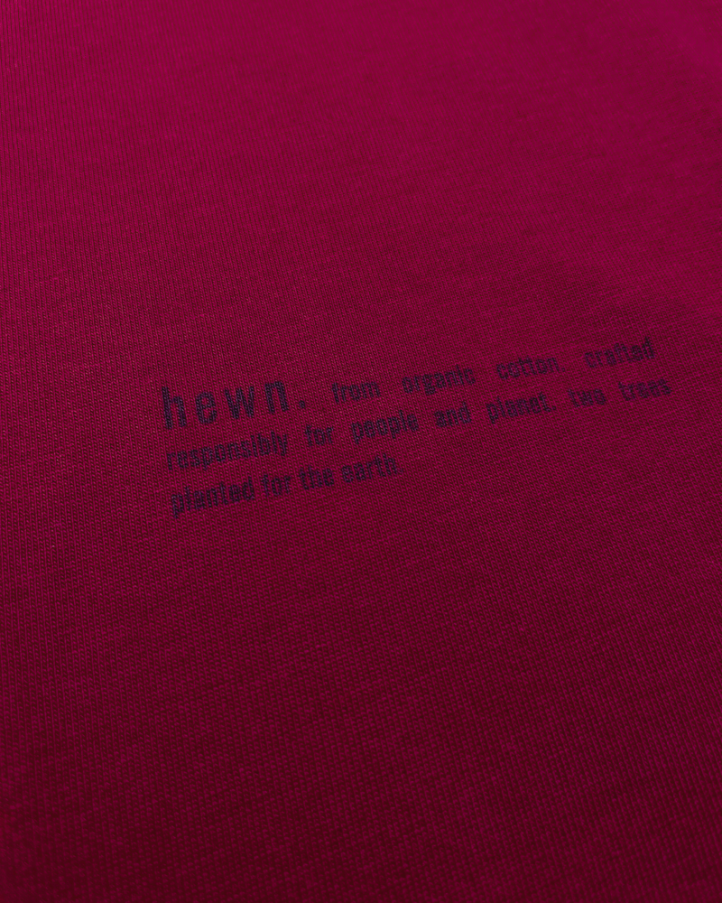 Women's Organic Cotton Relaxed Fit Sweatshirt | Berry Red