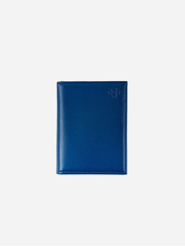 Watson & Wolfe Vegan Leather RFID Protective Bifold Card Holder | Navy