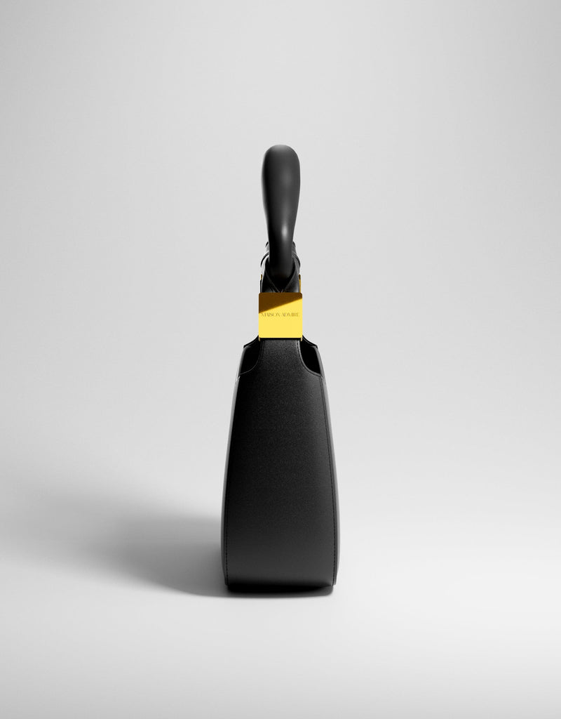 MAISON ADMIRE Black vegan leather bag