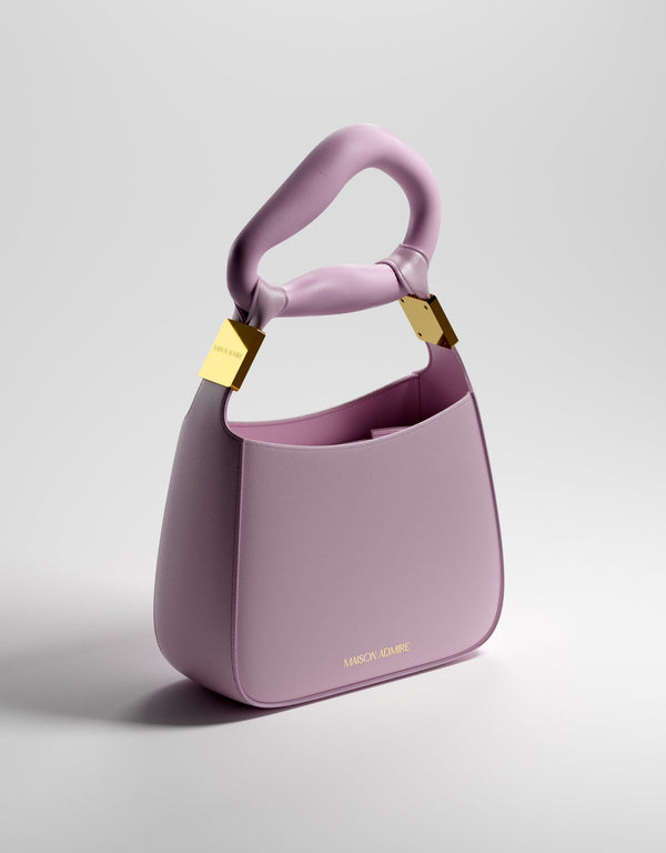 MAISON ADMIRE Mauve vegan leather bag