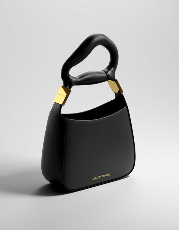 MAISON ADMIRE Black vegan leather bag