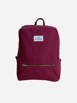 Immaculate Vegan - Souleway Natural Cotton Canvas Daypack | Multiple Colours Bordeaux Red