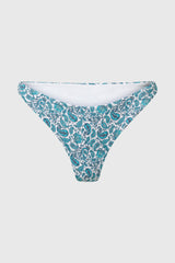 Immaculate Vegan - AQVA Swimwear Turqueta Recycled Polyamide Bikini Bottom | Paisley Print