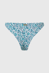 Immaculate Vegan - Turqueta Recycled Polyamide Bikini Bottom | Paisley Print