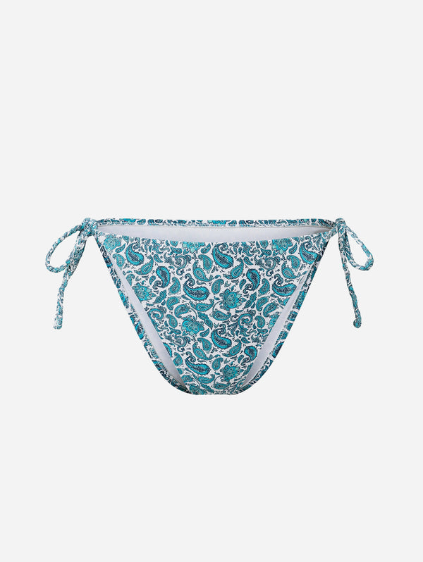 Tortuga Recycled Polyamide Bikini Bottom | Paisley Print