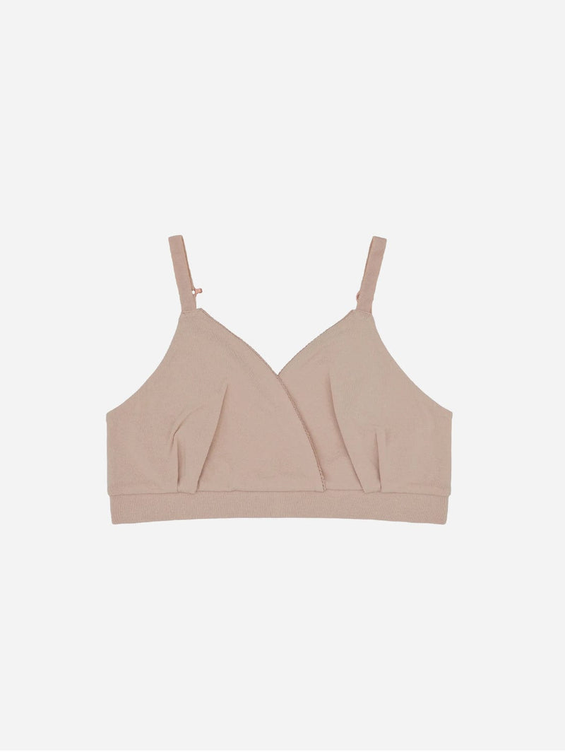 The Bshirt Breastfeeding & Maternity Organic Cotton Bra | Sand XS / Sand