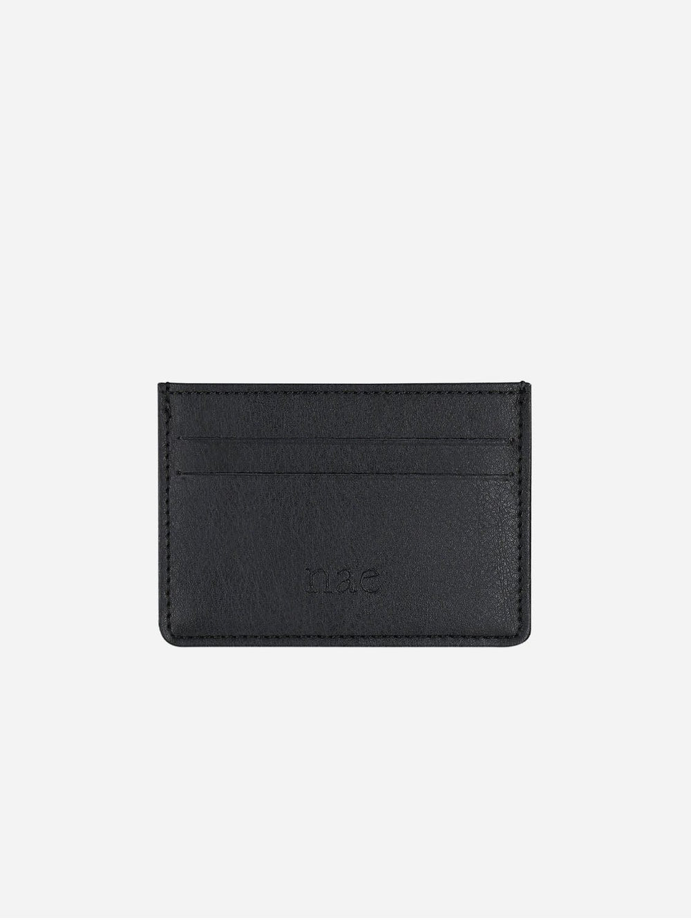 NAE Vegan Shoes - Breda Vegan Leather Card Wallet | Black