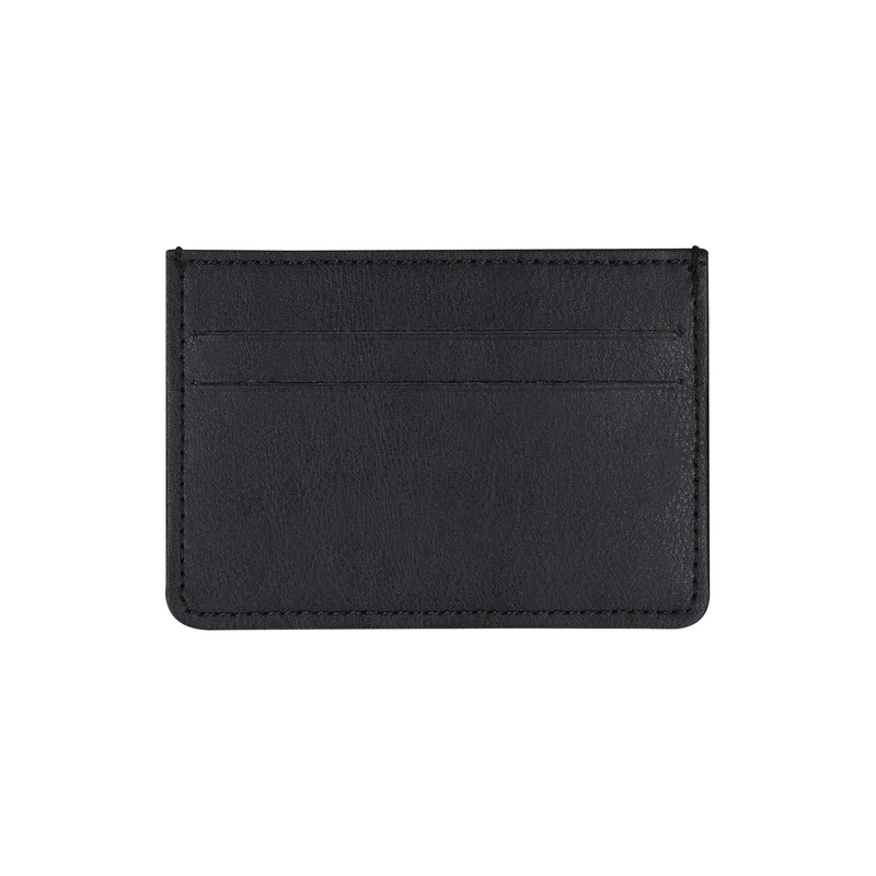NAE Vegan Shoes Breda Vegan Leather Card Wallet | Black One Size