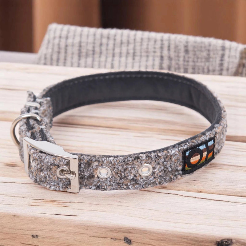 Oscar & Hooch Tweed Range Dog Collar | Multiple Colours