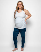 Immaculate Vegan - The Bshirt MATERNITY VEST IN WHITE