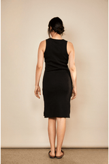 Immaculate Vegan - The Bshirt Bshirt Women's Charcoal Black Dress