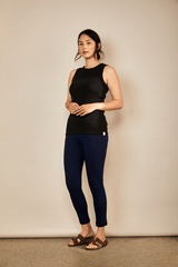 Immaculate Vegan - The Bshirt Bshirt Women's Rib Racer Vest in Black
