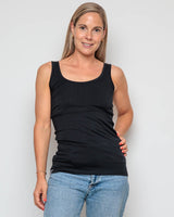 Immaculate Vegan - The Bshirt WOMEN'S VEST IN BLACK