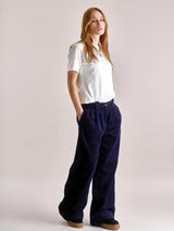 Immaculate Vegan - KOMODO Women's Lola Organic Cotton Cord Trouser | Navy