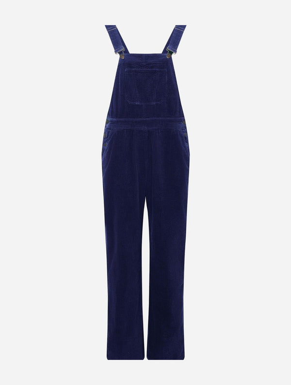 Women's Leni Organic Cotton Cord Dungaree | Navy
