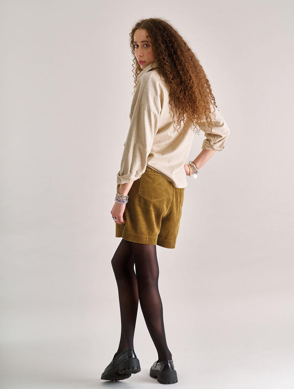 Women's Lima Organic Cotton Cord Short | Olive