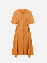 Immaculate Vegan - KOMODO Dusk Women's Organic Cotton Dress | Orange