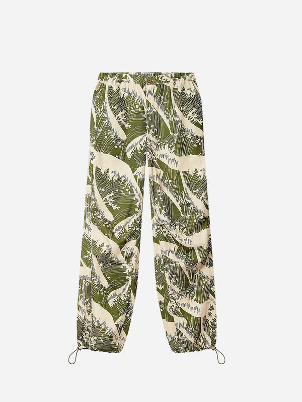 KOMODO SAFARI - Organic Cotton Trouser - Wave Print