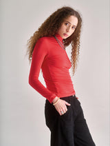 Immaculate Vegan - Women's Skinilla Modal Top | Red