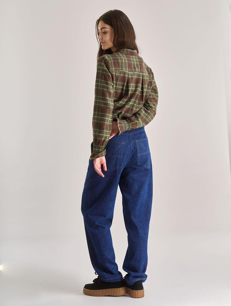 Women's Page Organic Cotton Shirt | Green