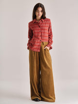 Immaculate Vegan - Women's Page Organic Cotton Shirt | Red