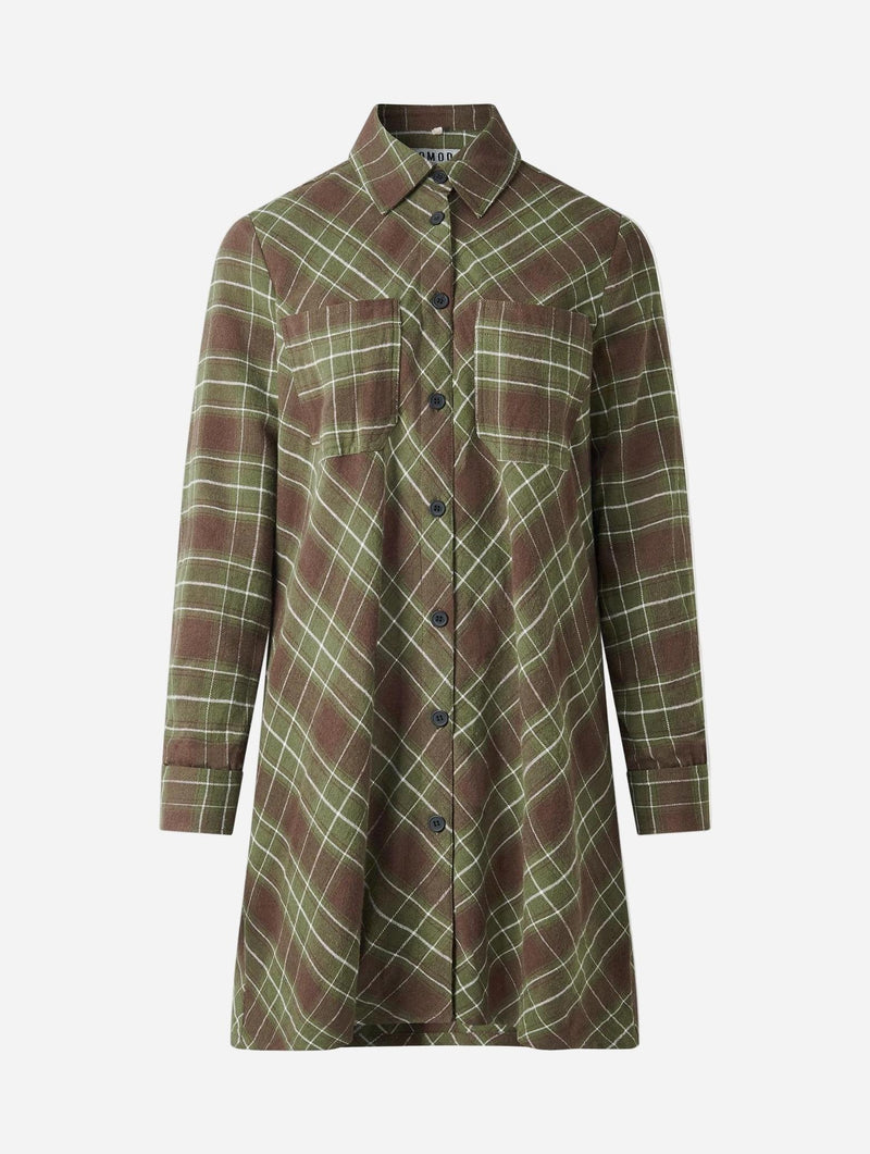 Women's Pearl Organic Cotton Dress | Green