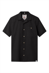 Immaculate Vegan - KOMODO SPINDRIFT - Organic Linen Cotton Shirt - Black