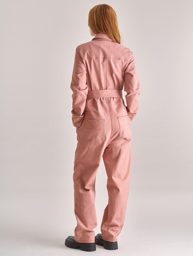 Women's Lyon Organic Cotton Jumpsuit | Dusty Pink