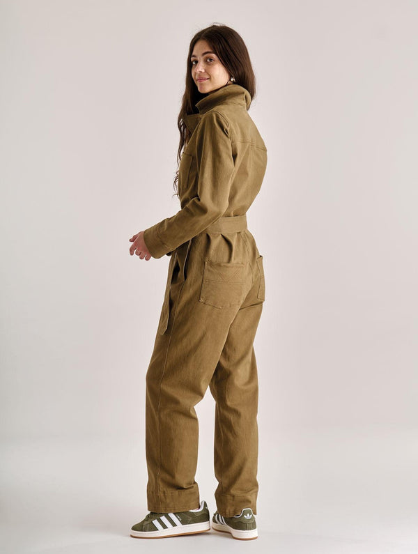 Women's Lyon Organic Cotton Jumpsuit | Olive