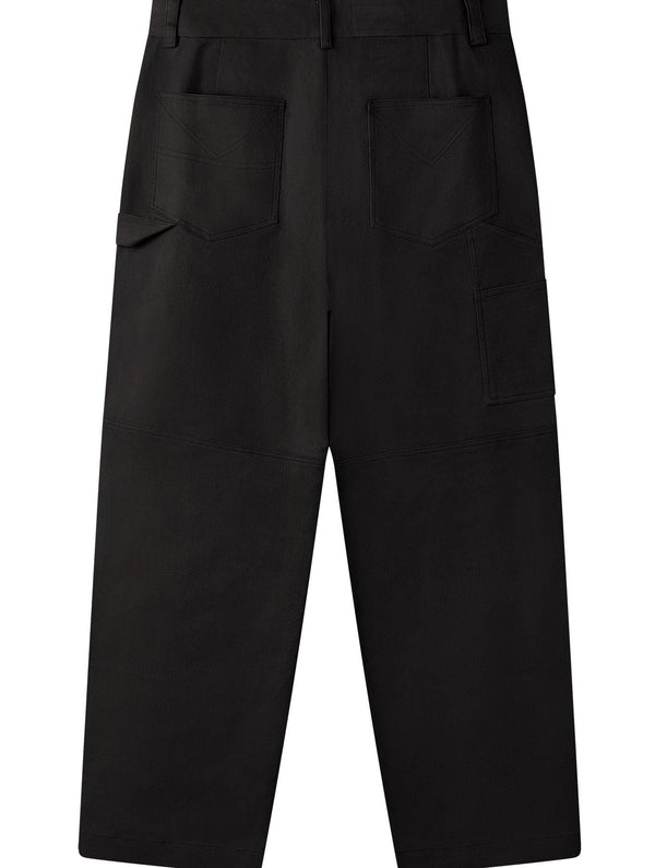 Men's Theo Organic Cotton Tencel Trouser | Black