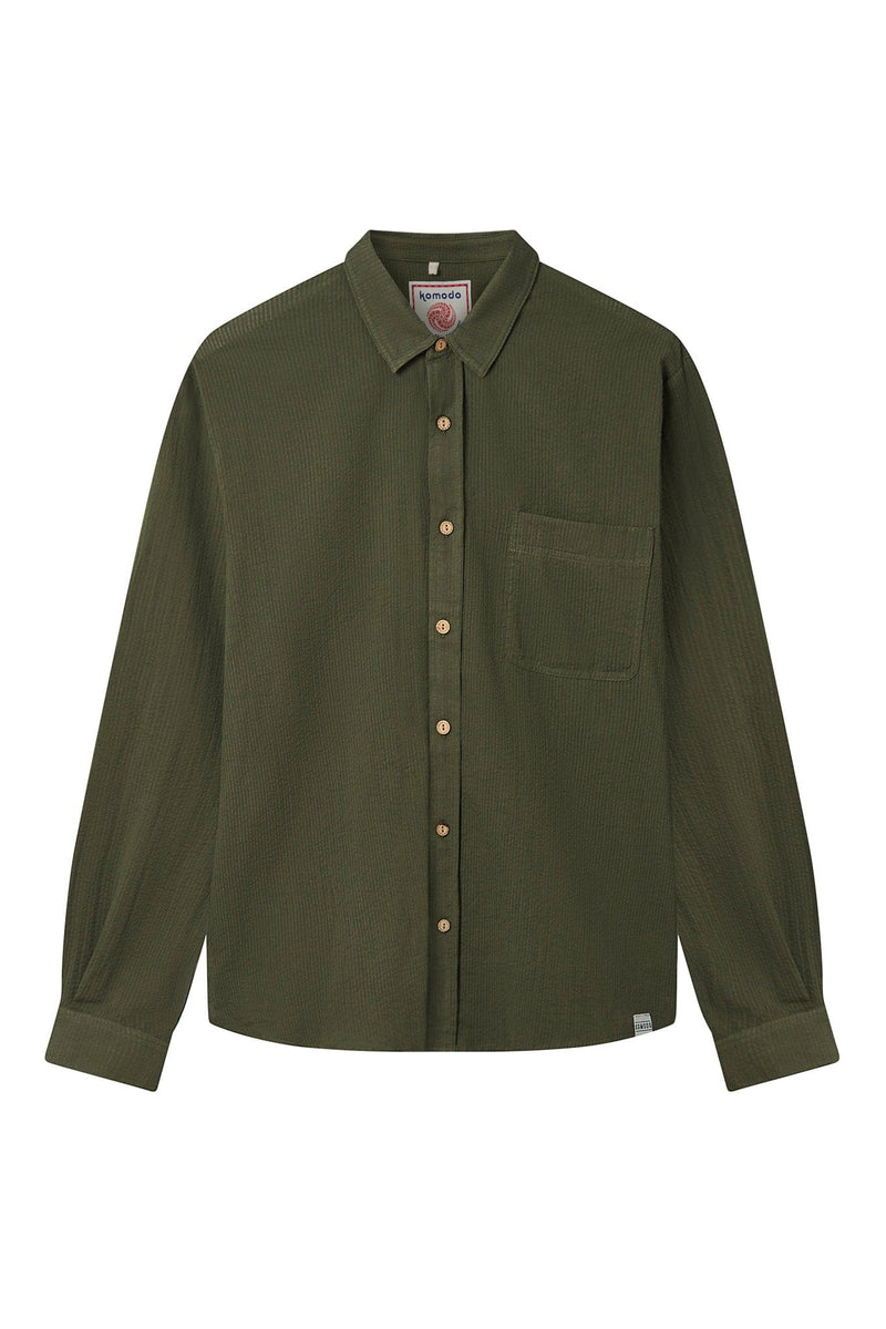 KOMODO SPECTRE - Organic Cotton Shirt - Khaki