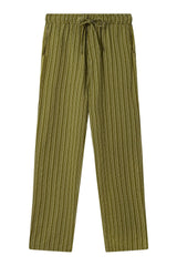 Immaculate Vegan - KOMODO JOSHUA - Organic Cotton Trousers - Green Stripe