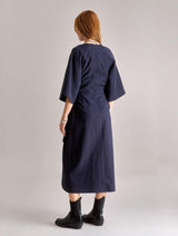 Immaculate Vegan - Women's Vivienne Cotton Tencel Dress | Navy