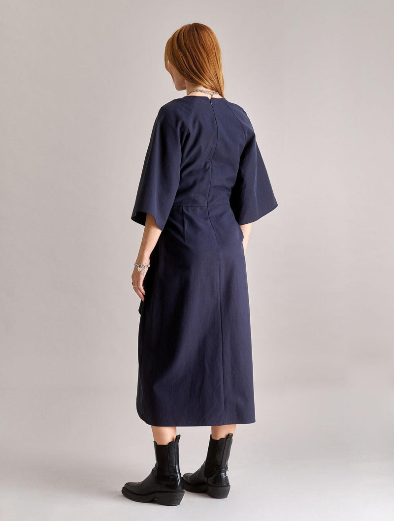 Women's Vivienne Cotton Tencel Dress | Navy