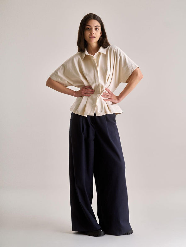 Women's Amalie Cotton Tencel Top | Cream