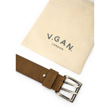 Immaculate Vegan - V.GAN Casual Men's Vegan Leather Belt | Tan